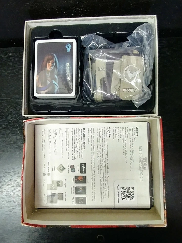 Indie Boards & Cards Board Game Resistance (3rd Ed) SW Pandemic Play Spy Plot - Image 2 of 3