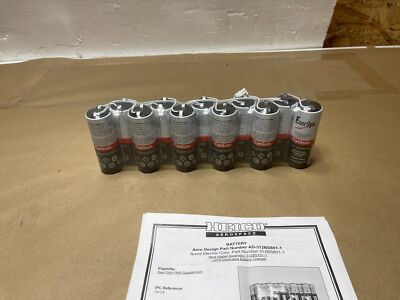 Battery Pack w/ 11x EnerSys Cyclon Batteries 2v 4.5AH DT Cell Boeing Em Backup