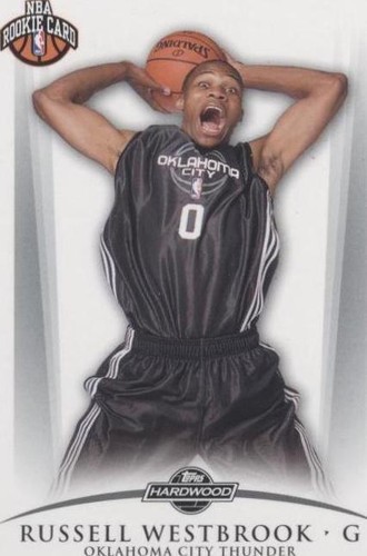 2008-09 Topps Chrome - Refractor #184 Russell Westbrook (RC) psa 8