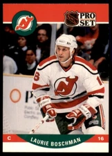 Laurie Boschman 1990-91 Pro Set #476 New Jersey Devils