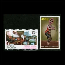 Indonesia - Indonesie Issue 1990 (1437-1438) Tourism