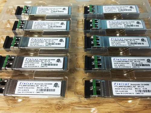 FINISAR 10G multi-mode optical module FTLX8572D3BCL-G1 850nm 10G SFP Transceiver - Picture 3 of 8