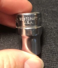 Vintage Westcraft 10 mm Socket 3/8” Drive 12 Pts No. 45-2840-2 USA Excellent!