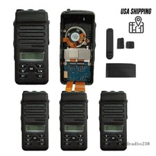 5PCS Repair Housing Case fits XPR3500e XPR 3500e with Mic LCD Keyboard Radio