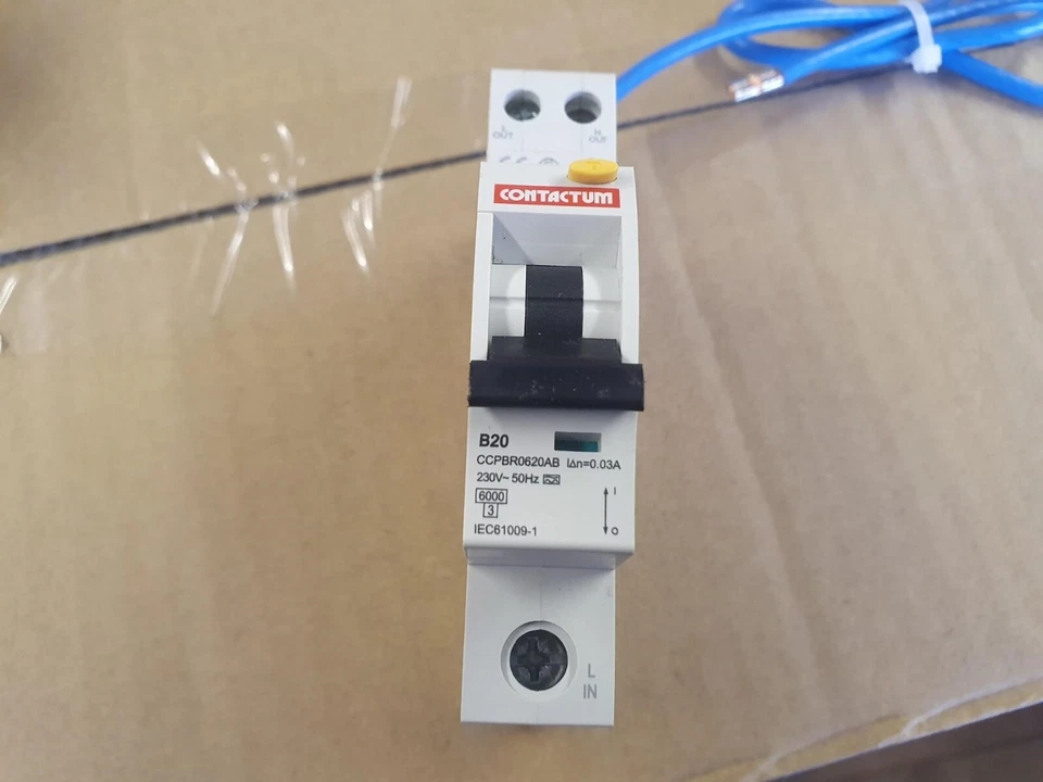 Contactum Compact RCBO Type B 6kA 6A 16A 20A 32A 40A