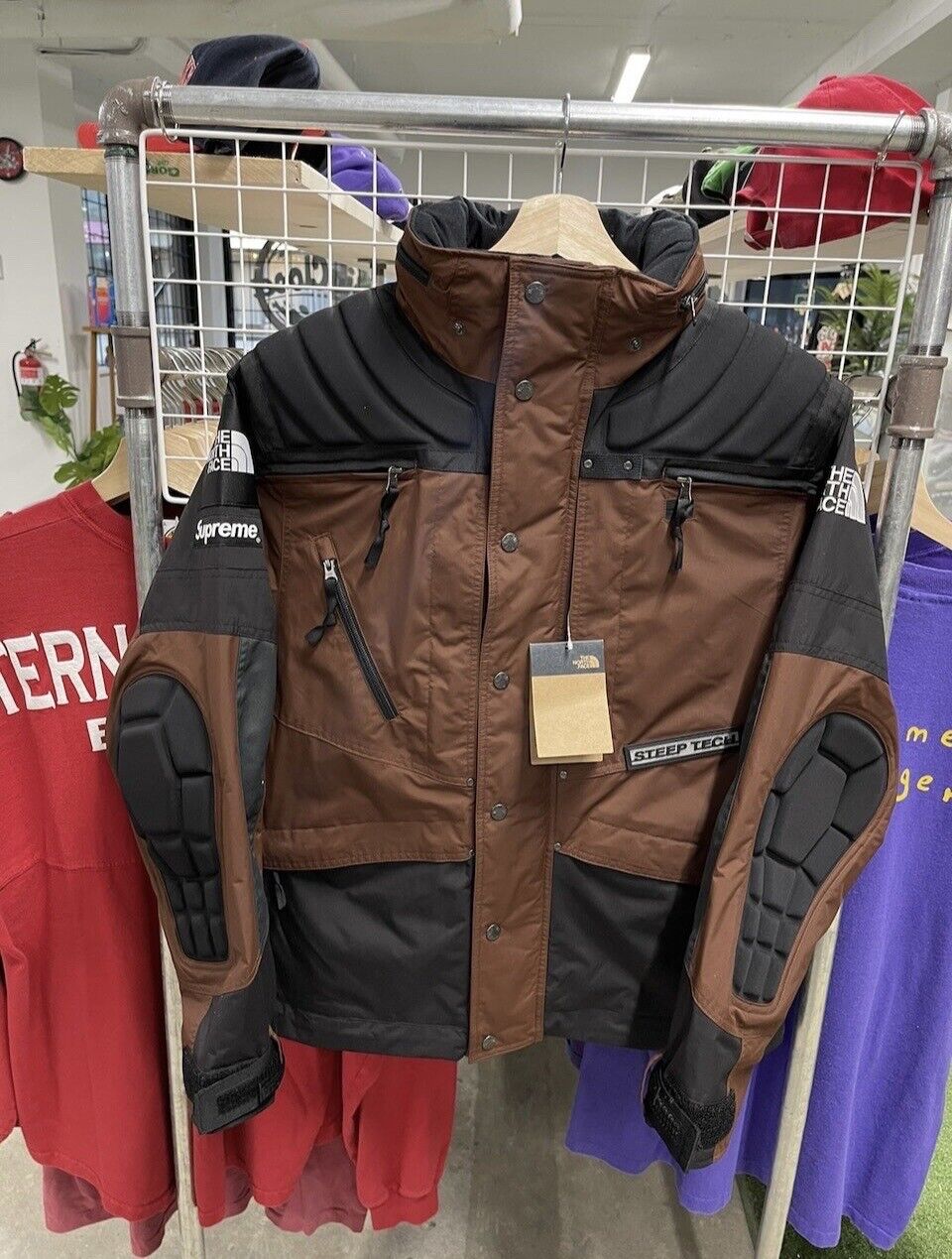 The North Face X Supreme Steep Tech Apogee Jacket Mocha Brown