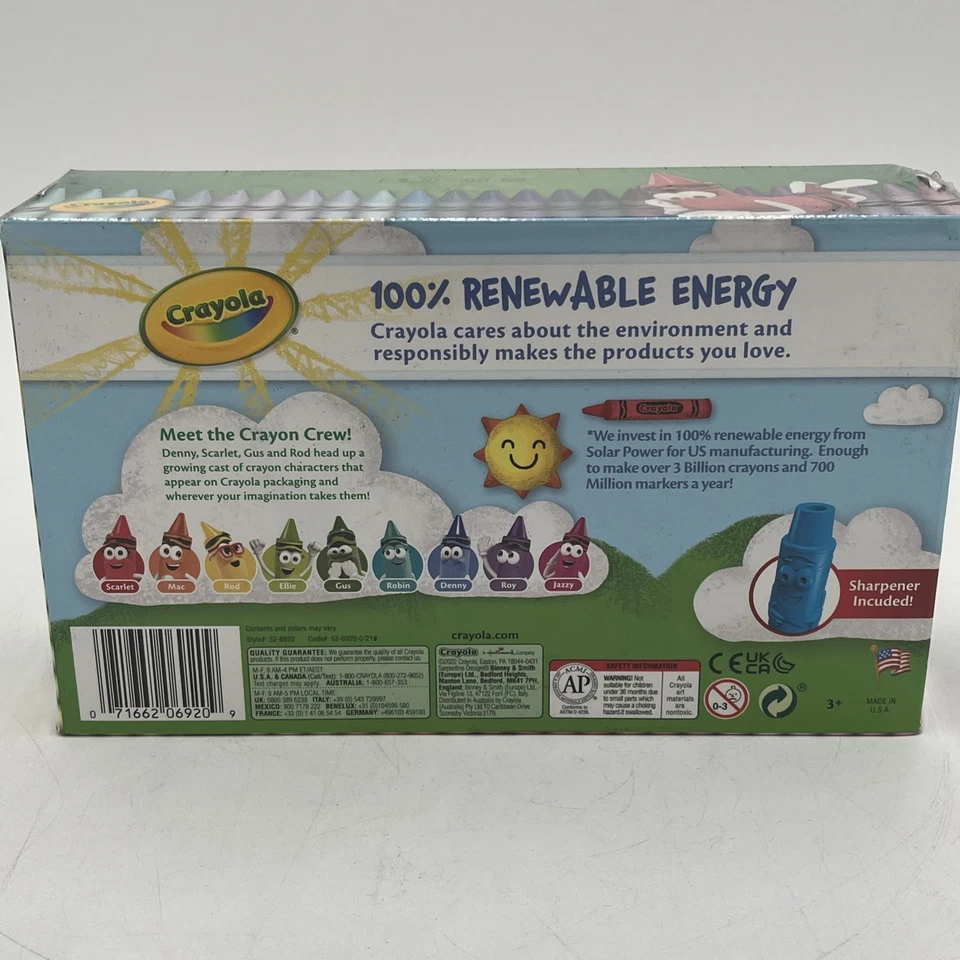 BRAND NEW in SEALED PLASTIC!!! Crayola 120ct Box of Crayons With Sharpener - Image 2 of 4