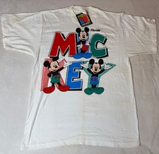 Vintage Walt Disney World By Sherry Mickey Mouse Shirt Sz Large New With Tag Y2K