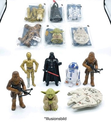 Neu STAR WARS: EPISODE III - DIE RACHE DER SITH Burger King Sammler-Set OVP Set