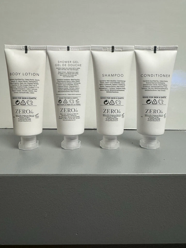 8 PACK Lot Set Gilchrist Soames Zero% Shampoo Conditioner Shower Gel Lotion - Image 2 of 4