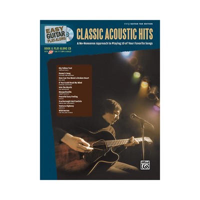 Alfred Easy Guitar PlayAlong: Classic Acoustic Hits (BookCD)