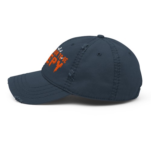 Halloween Season to be Creepy Distressed Baseball Cap Dad Hat for Men Women - Picture 21 of 37