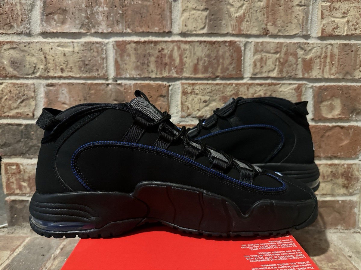 New 15 Nike Air Max Penny 1 All Star Black Metallic Silver