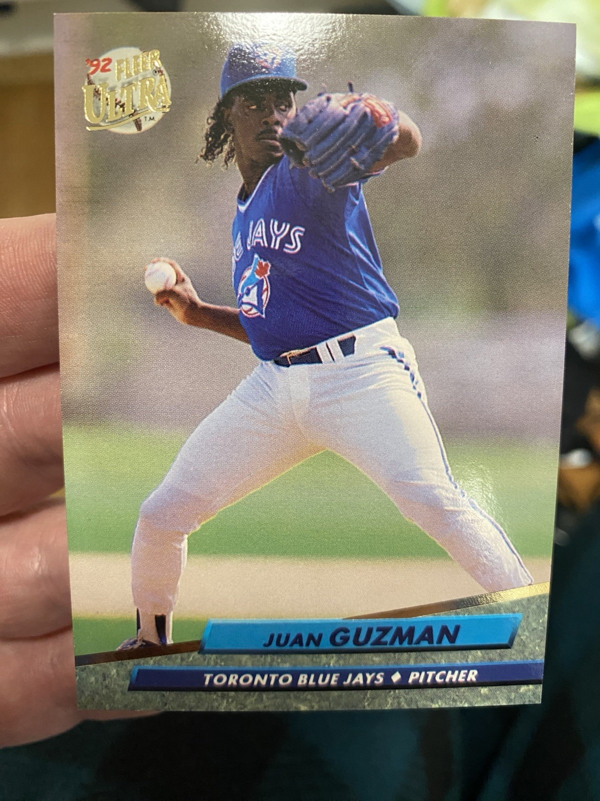 1992 Fleer Ultra Juan Guzman #449 Toronto Blue Jays 