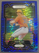 2024 Panini Prizm Baseball Jake Bloss Blue Pulsar Prizm  /75 Free Houston Astros