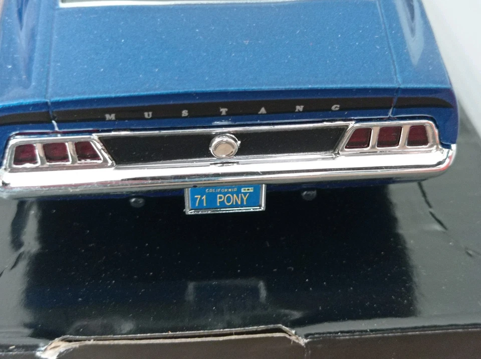 MOTORMAX DIE-CAST COLLECTION FORD MUSTANG SPORTSROOF 1971 AU 1/24. - Photo 4/4
