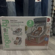Ingenuity Keep Cozy 3-in-1 Grow with Me Baby Bouncer Rocker  Toddler