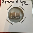 2 Grams Of Pure Silver