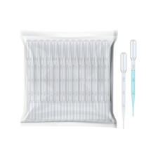 100Pcs 3mL Disposable Plastic Transfer Pipettes Calibrated Dropper for Scienc...