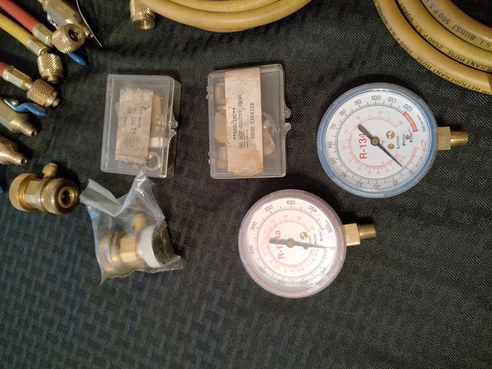 Yellow Jacket Hose Set, 60 in, 6", Robinair Valves, Guages,Automotive AC Service