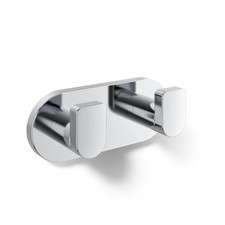 73146-CP Composed  Double Robe Hook, Polished Chrome