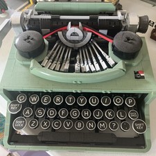 LEGO Ideas 21327 Typewriter – Built, Complete w/ Manual & Letter Sheet, With Box