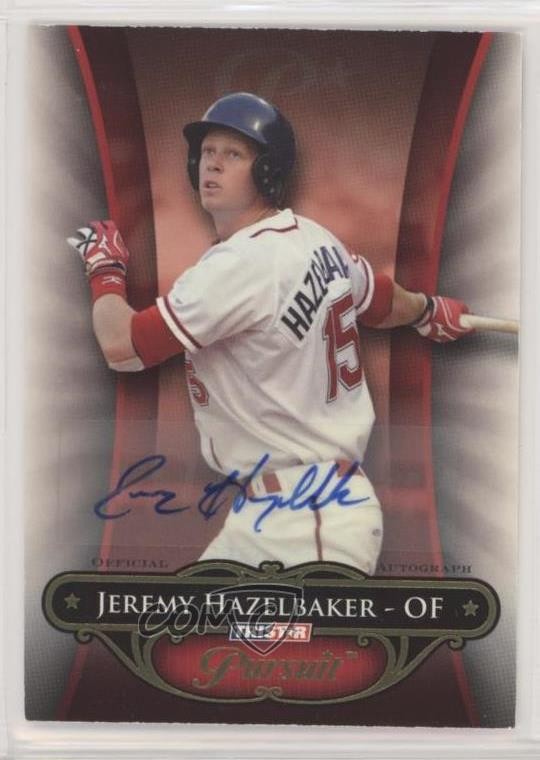 2010 TRISTAR Pursuit Auto 19/80 Jeremy Hazelbaker #34 Auto 0u9