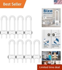 Secure Your Home: 8 Pack Child Proofing Locks for Easy Cabinet  Drawer Safety