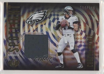 2018 Panini Illusions Spotlight Memorabilia 194/199 Carson Wentz #SP-CW 0jd0