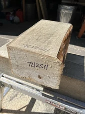 5.75” X 7.75” X 14” Big Solid Basswood Carving Turning Wood Block!