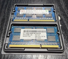 HYNIX DDR3 LAPTOP MEMORY  2GB(2x1GB) 2Rx16 PC3-8500S HMT112S6BFR6C RAM