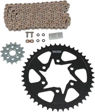 Vortex WSS Warranty Chain & Sprocket Kit 525 16/45T Gold for Yamaha FZ-09/XSR900