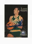 LENNY    WILKENS   SEATTLE    AUTOGRAPHED    CARD
