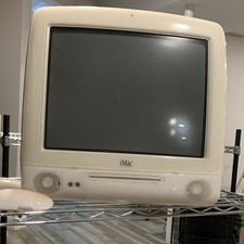Apple iMac G3 All-In-One Desktop 15" White Optical Drive Built-in Speakers