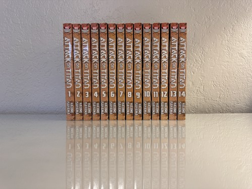 AoT Attack on Titan Box Manga Lot Volumes 1-14 English