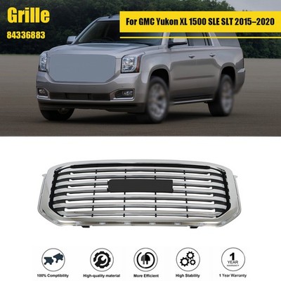 Suit For GMC Yukon XL 1500 SLE SLT 2015 2020 Front Center Grille Chrome Durable