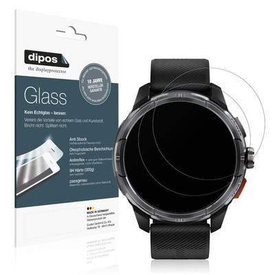 2x Schutzfolie für Haylou Solar Ultra matt - Anti-Shock 9H Folie dipos Glass