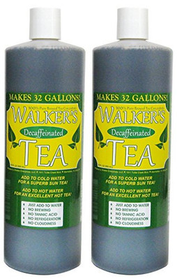 Walkers Liquid Tea Concentrate without Caffeine- 64 Ounces Total (Pack of 2 - 32