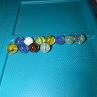 Vintage Akro Agate Peltier? Art Swirl Glass Marble + bonus marbles — photo 3
