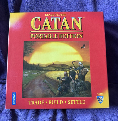 New KOSMOS Catan Portable Edition Strategy Board Game Complete Game MPN 3101