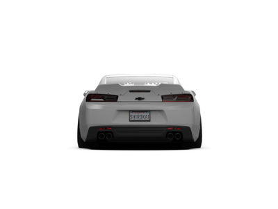 Aileron Cocktail Duckbill SHIROKAI Pour Chevrolet Camaro 6G (2016-2024) - Noir Brillant