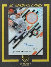 2025 Topps Pristine Baseball Pristine Pieces Auto Relic/99 Jordan Westburg FCYF
