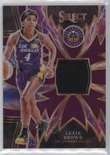 2024 Panini Select WNBA Sparks Purple Prizm 9/49 Lexie Brown #31 3d3