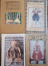 MIXED LOT PRIMITIVE SEWING PATTERNS lot 37
