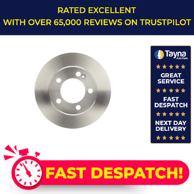 2x Brake Discs Pair Solid fits NISSAN INTERSTAR X62B 2.3D Rear 2022 on M9T708