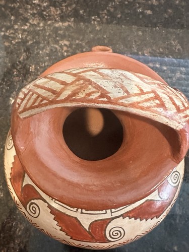RAR Emilio Morales Hurtado Michoacán Mexiko Volkskunst Wasserkrug SIGNIERT Vintage - Bild 14 von 14