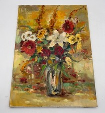 QUADRO dipinto fiori colorato GRANDE 50x70