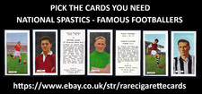 NATIONAL SPASTICS - FAMOUS FOOTBALLERS - PICK THE CARDS YOU NEED