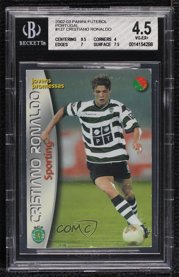 2002-03 Panini Sports Mega Craques Cristiano Ronaldo #137 BGS 4.5 0o5