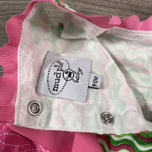 Mud Pie Bebé Niñas Rosa Floral Delantal Babydoll Top y Bloomer Pantalones Cortos 9-12 - Imagen 6 de 8